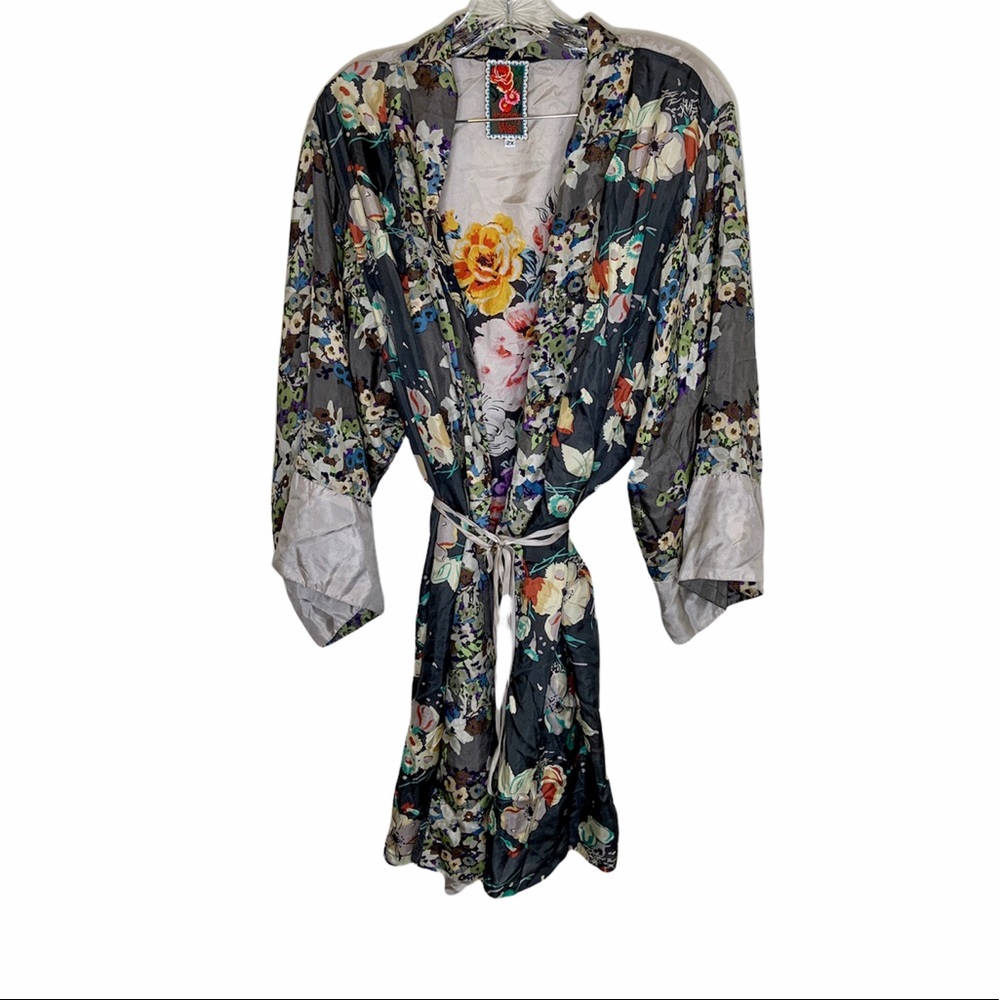 Johnny Was Silk Kimono
